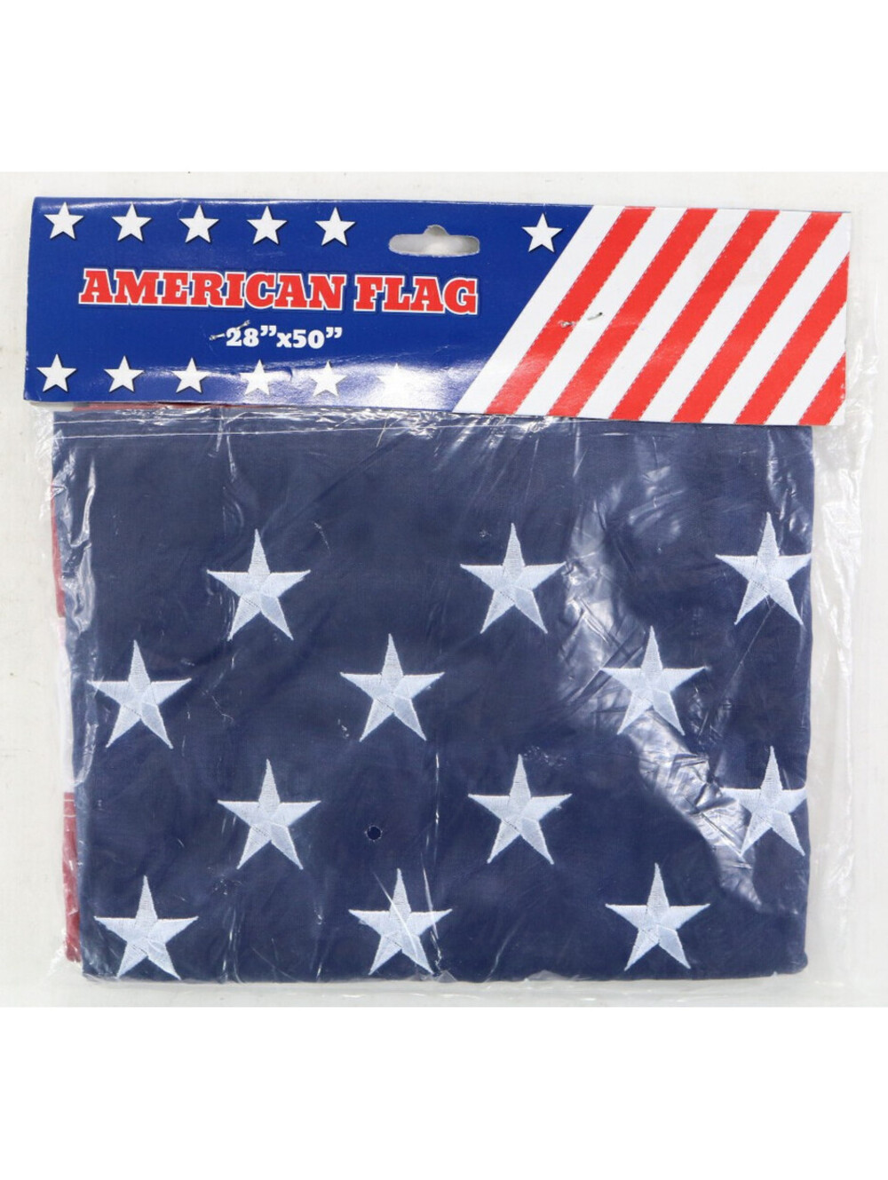 USA u.s.a. american flag red white blue stars stripes old faithful new 28" x 50"